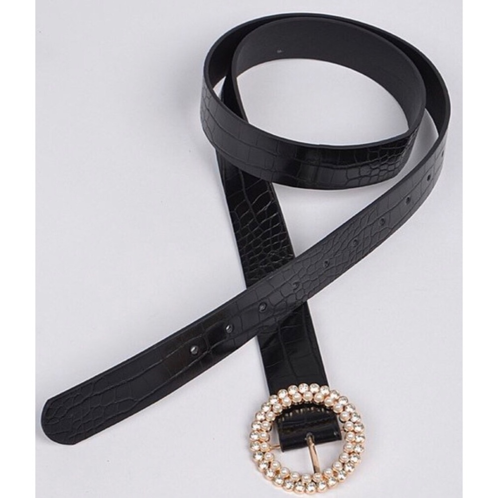 Max Rhinestone & Beads Round Belt - Picture 2 of 4